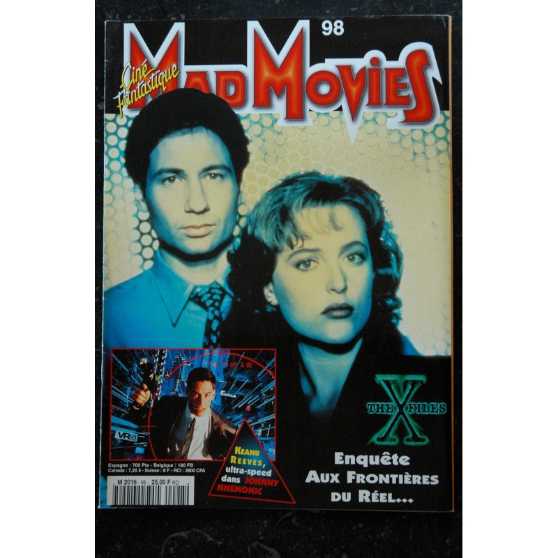 Ciné Fantastique MAD MOVIES  n° 91  * 1994 *   Génération MANGA  The MASK  TETSUO  Le FLEAU  WOLF