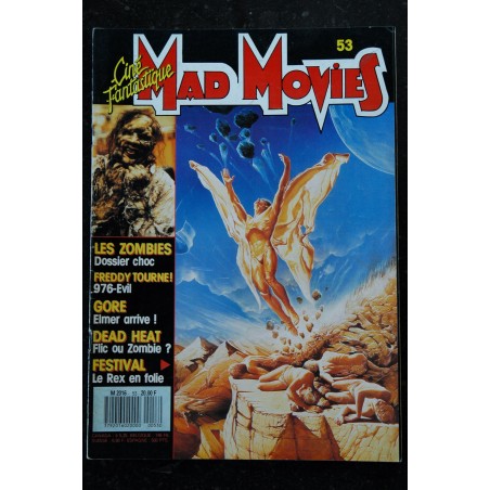 Ciné Fantastique MAD MOVIES  n° 50  * 1988 *  Les Maitres de l'Univers Dolph LUNDGREN ROBOCOP  JAWS IV  STEPHEN KING