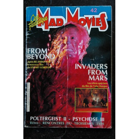 Ciné Fantastique MAD MOVIES  n° 50  * 1987 *  Les Maitres de l'Univers Dolph LUNDGREN ROBOCOP  JAWS IV  STEPHEN KING