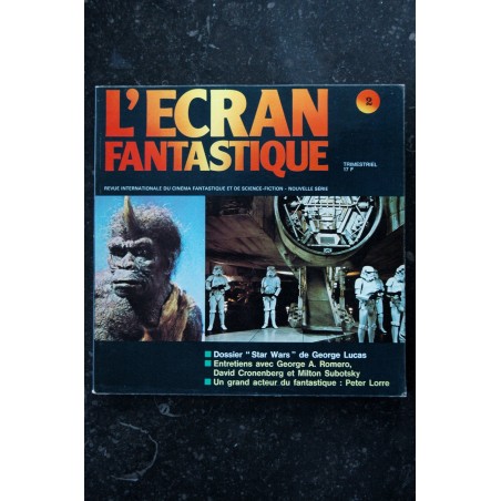 L'écran fantastique   n°  1  * 1977  *   FRANKENSTEIN par Jean-Claude MICHEL   Flesh-Feast