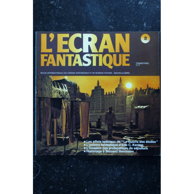 L'écran fantastique   n°  2  * 1977  *  Star Wars Georges Lucas George A. Romero Cronenberg Subotsky Peter Lorre