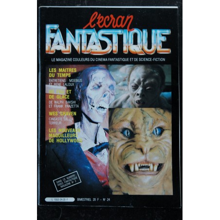 L'écran fantastique   n° 23  * 1982  *  La saga du docteur WHO  CONAN le barbare Mad Max 2  WOLFEN