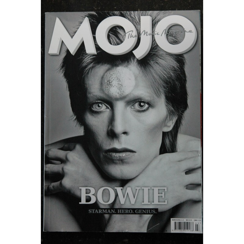 MOJO 4 Music Magazine n°  266  *  2016 *  BOWIE blackstar gazing...    Collector's Cover
