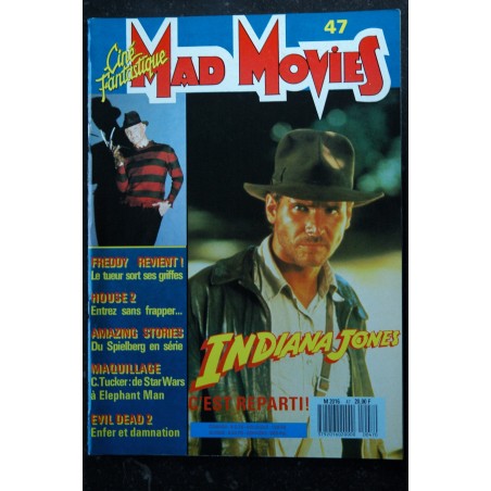 Ciné Fantastique MAD MOVIES  n° 46  * 1987 *   SUPERMAN 4  KING KONG II  Maquillages My Demon Lover