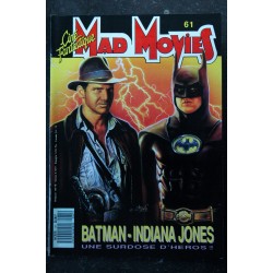 Ciné Fantastique MAD MOVIES  n° 61  * 1989 *  BATMAN  INDIANA JONES  The ABYSS