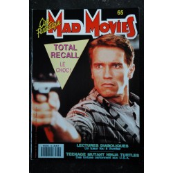 Ciné Fantastique MAD MOVIES  n° 65  * 1990 *  TOTAL RECALL SCHWARZENEGGER  VERHOEVEN   TURTLES
