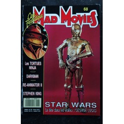 Ciné Fantastique MAD MOVIES  n° 68  * 1990 *  STAR WARS  Les Tortues NINJA  DARKMAN  RE-ANIMATOR II  STEPHEN KING