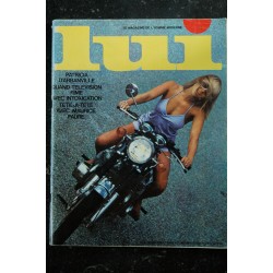 LUI 081 OCTOBRE 1970 INTERVIEW MAURICE FAURE PAT MALLET R. PLANCHON PATRICIA D'ARBANVILLE NUDE SEXY DESSOUS PIN-UP ASLAN