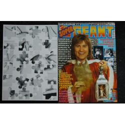 SUPER GEANT 016 JANVIER 1974 POSTERS GEANTS MIKE BRANT JOHNNY HALLYDAY + CP CLAUDE FRANCOIS JUVET CARLOS ROUSSOS