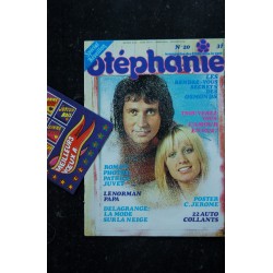 STEPHANIE 020 1973 DECEMBRE COVER STONE & CHARDEN PATRICK JUVET LENORMAN OSMONDS + POSTER C. JEROME