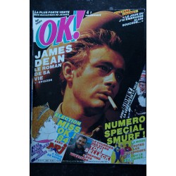 OK ! âge tendre 436  JAMES DEAN  TOM SELLECK SMURF