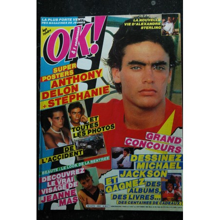 OK ! âge tendre 452  JULIEN CLERC Indiana Jones LATOYA JACKSON
