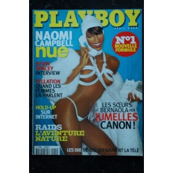 PLAYBOY 001 2000 AVRIL INTEVIEW KEVIN SPACEY COBRA SHELBY JUMELLES DARLENE CAROL BERNAOLA COVER NAOMI CAMPBELL