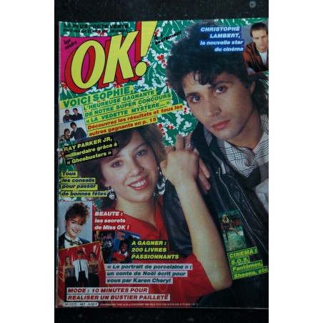 OK ! âge tendre 466  WHAM  THIERRY LHERMITTE  GOLDMAN  LAHAYE