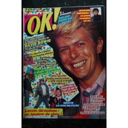 OK ! âge tendre 468  DAVID BOWIE  JEANNE MAS LANVIN GIRAUDEAU