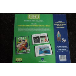 Coffret Collector GEO  TINTIN GRAND VOYAGEUR DU SIECLE + Figurines Officielles TINTIN et MILOU