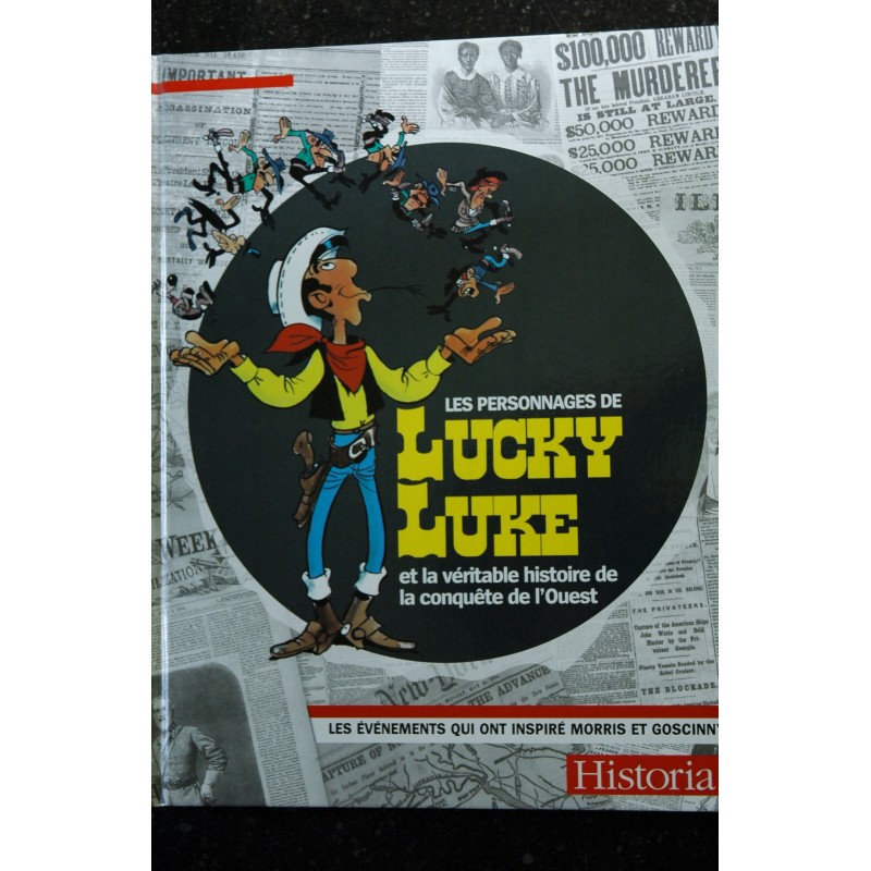 HISTORIA Hors-Série   Les personnages de LUCKY LUKE ...  *   2013  *  Relié Hardcover 130 pages