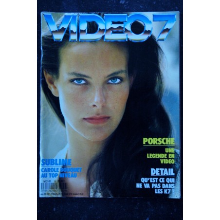 VIDEO 7 079  N° 79  1988  CAROLE BOUQUET  PORSCHE  LAMBERT WILSON      + CAHIER EROTIC