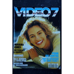 VIDEO 7 105  1990   INDIANA JONES JULIA ROBERTS  NICHOLSON  Black Rain David LYNCH    + CAHIER EROTIC