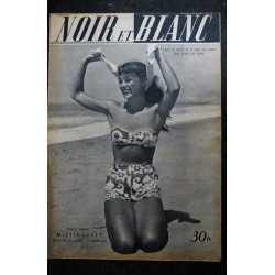 NOIR ET BLANC  285  *  9 août 1950  *  MISTINGUETT - FERNANDEL  - Allemagne 1950 hobereaux parvenus et pauvres
