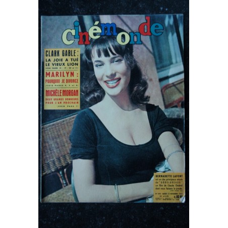 Cinémonde n° 1367 *  1960  *  SACHA DISTEL ELVIS PRESLEY LIZ TAYLOR MARTINE CAROL Yvette MIMIEUX