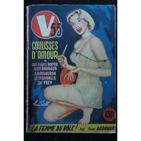 V Magazine V 59 Sélections * 1959 * Eté - Ces amours de monstres - Poster Pin-up BRENOT -- Dessins G. PICHARD René CAILLE V Magazine V 59 Sélections * 1959 * Eté - Ces amours de monstres - Poster Pin-up BRENOT -- Dessins G. PICHARD René CAILLE