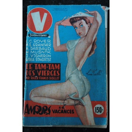 V magazine V 53 Sélections 1953 avril René CAILLE DARBAUD GRANCHER ROYER SINGRIST MUSNIK V magazine V 53 Sélections 1953 avril René CAILLE DARBAUD GRANCHER ROYER SINGRIST MUSNIK