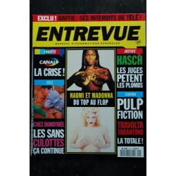 ENTREVUE HORS SERIE CHOC ! OCTOBRE 2003 COVER MADONNA & BRITNEY SPEARS LE BAISR CHOC 10 PAGES EXCLUSIVES