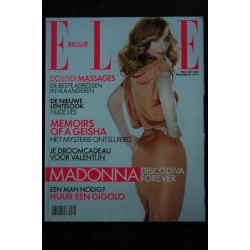 ELLE Ed. Belgique  2006 02 MADONNA INTERVIEW PICTURES SECRETS CONFESSIONS OF A DIVA