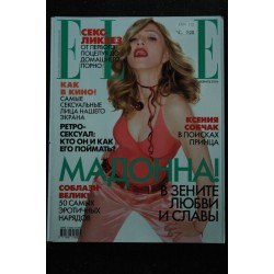 ELLE 2007 04 Ed. Belgique  Cover MADONNA CONFESSIONS D'UNE ICONE DE MODE