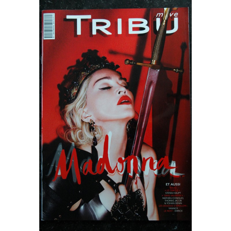 TRIBU move 189  MADONNA 5 p + Poster + COVER    Texas  2015