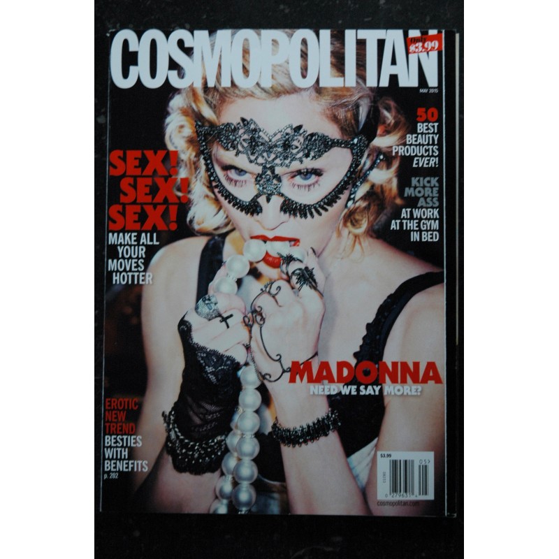 COSMOPOLITAN 2015 05 Ed. US  Cover MADONNA  -  Madonna NEED WE SAY MORE ?