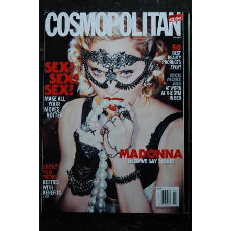 COSMOPOLITAN 2015 05 Ed. US  Cover MADONNA  -  Madonna NEED WE SAY MORE ?
