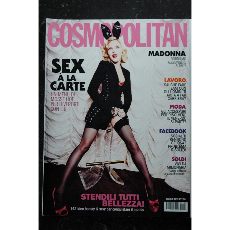 COSMOPOLITAN 2015 05 Ed. Portugal  Cover MADONNA  - A rainha M esta mais forte que nunca