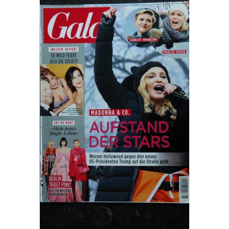 GALA 494 NOVEMBRE 2002 COVER MADONNA " J'AIME MON MARI PARCE QU'IL ME DOMINE " MADONNA DOMPTEE