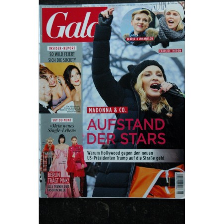 GALA 494 NOVEMBRE 2002 COVER MADONNA " J'AIME MON MARI PARCE QU'IL ME DOMINE " MADONNA DOMPTEE