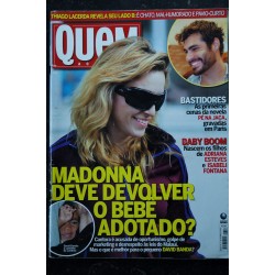 Q 262 Cover MADONNA 'Stupid Question ! Next ! ' Led Zeppelin Rolling Stones  2008