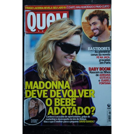 Q 262 Cover MADONNA 'Stupid Question ! Next ! ' Led Zeppelin Rolling Stones  2008