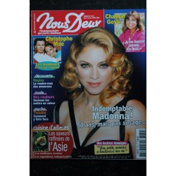 Nous Deux N° 3172 Indomptable MADONNA ! 50 ans , mais pas si sage ... Cover + 2 pages CHANTAL GOYA