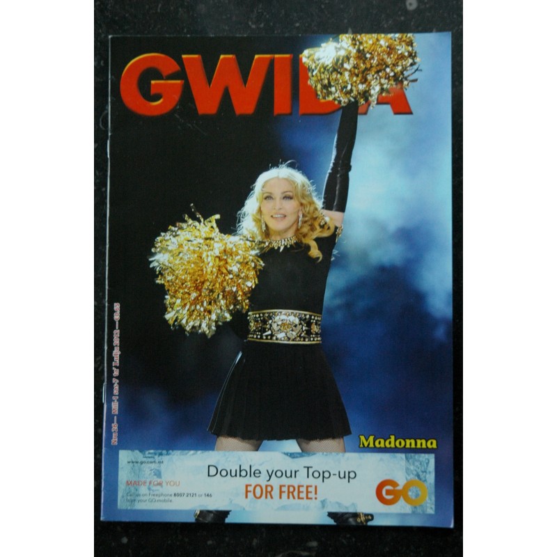 Vive ! Cover MADONNA + 4 pages  - Rare - DE FIESTA CON MADONNA -Edition Chili - 2008