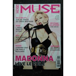 La dixième MUSE Cover MADONNA + 2 pages - Madonna lève le voile - Rare - French Edition n° 32 May 2008
