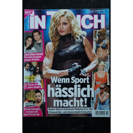 IN Cover MADONNA  4 pages Mama, bitte trenn' Dich nicht ! - German magazine - 2008