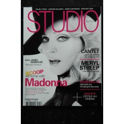 STUDIO MAGAZINE 249 Cover MADONNA AT HOME WITH MADONNA + 12 PAGES MERYL STREEP 2008