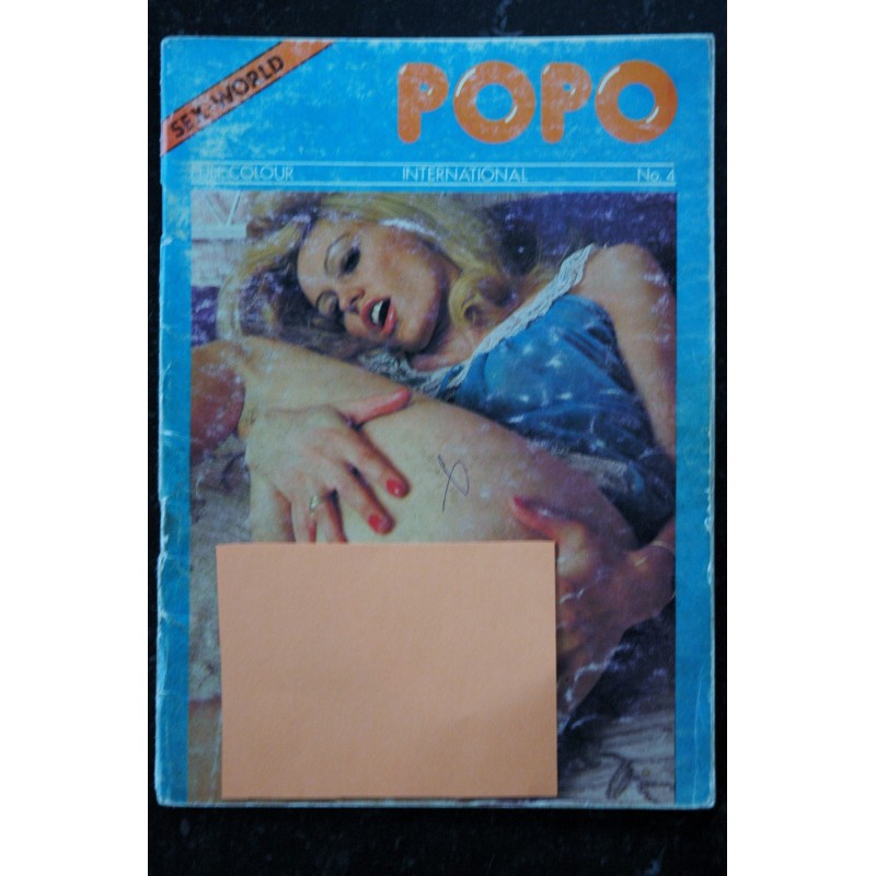 POPOS 6   * 1981 *    BILD + DRUCK GmbH  - VINTAGE EROTIC Revue Roman Photo Adultes