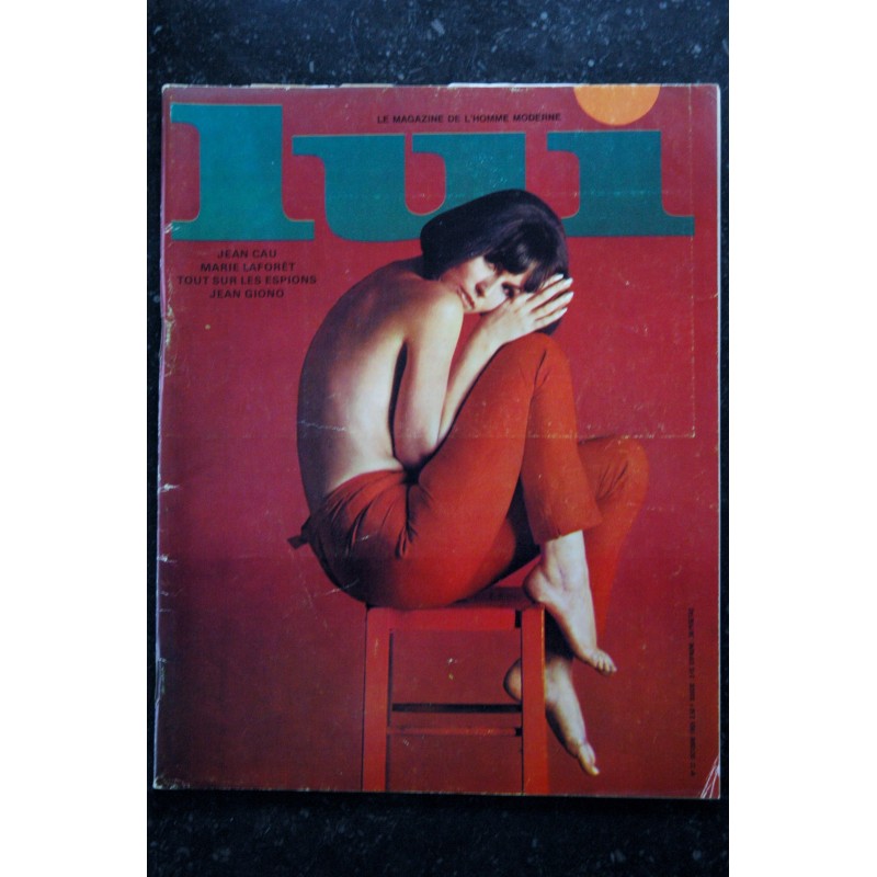 LUI 022 OCTOBRE 1965 COVER MARIE LAFORET LES BEATNIKS JEAN GIONO R8 GORDINI RAY VENTURA VINTAGE EROTIC