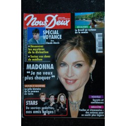Nous Deux  3052 Cover MADONNA SUPERSTAR + 2 PAGES MADONNA SAGE COMME UNE IMAGE ? 2005