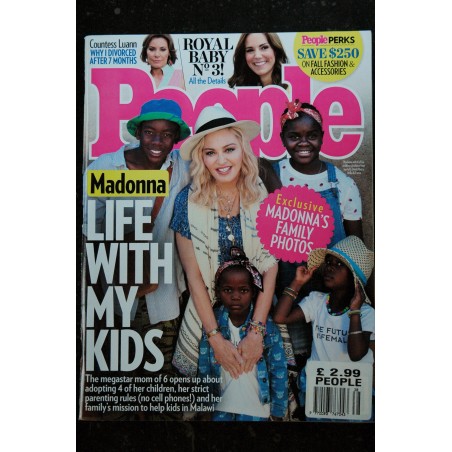 PEOPLE Cover MADONNA PRIVATE WORLD MADONA'S REAL LIFE 7 PAGES 2003 april