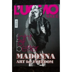 L'UOMO VOGUE 451 FIGHT FOR BETTER MADONNA ART FOR FREEDOM 10 p. + Cover