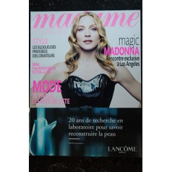 MADAME FIGARO 19807 COVER MADONNA MAGIC RENCONTRE EXCLUSIVE A LOS ANGELES 2008 04