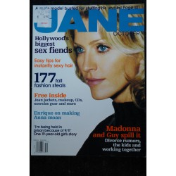 JANE Cover MADONNA 6 PAGES MADONNA AND GUY SPILL IT 2002 10